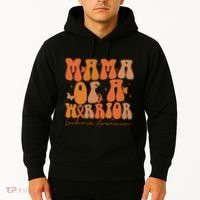 Leukemia Awareness Mama Of A Warrior Hoodie thumb 2