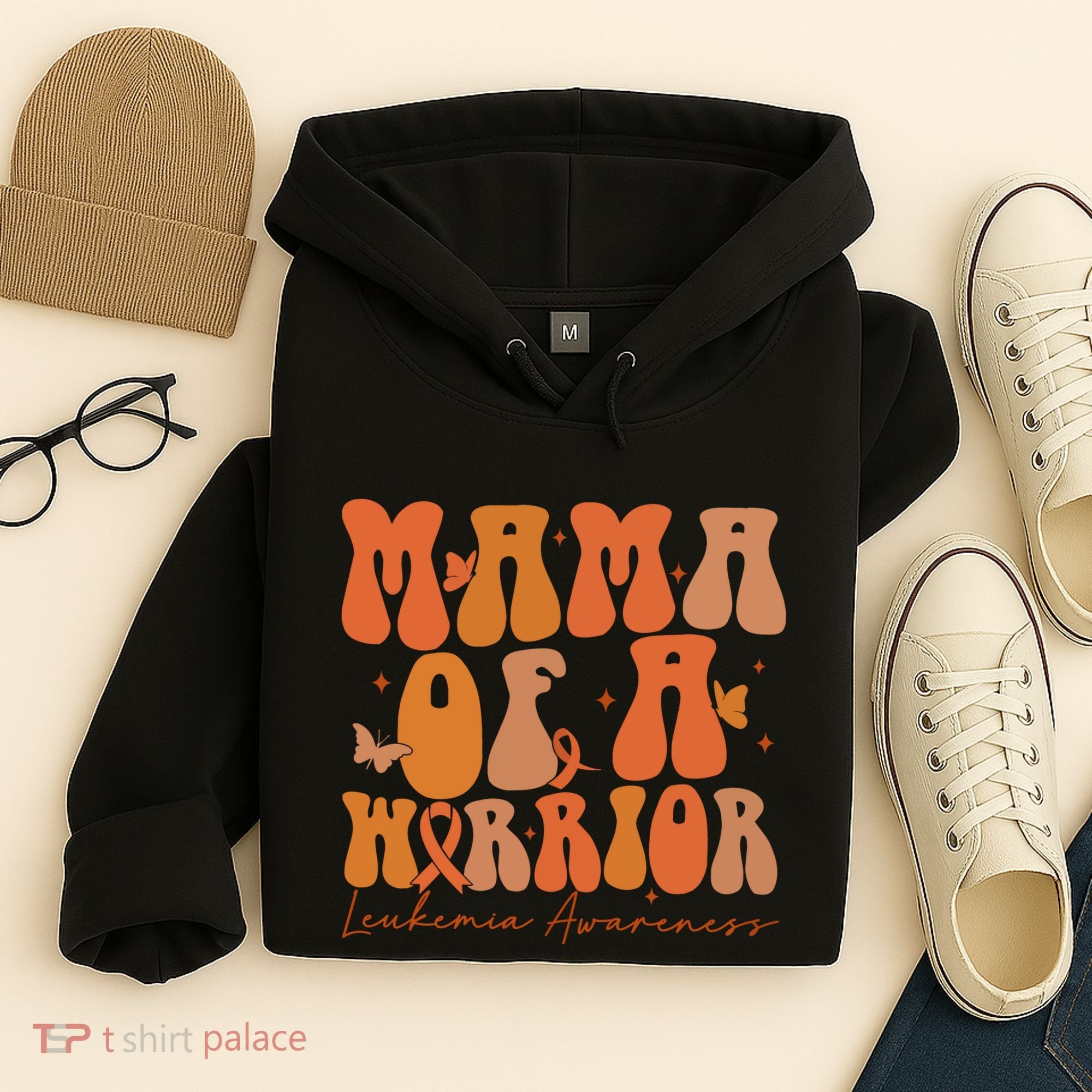 Leukemia Awareness Mama Of A Warrior Hoodie