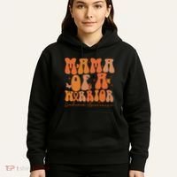 Leukemia Awareness Mama Of A Warrior Hoodie thumb 5