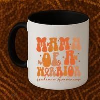 Leukemia Awareness Mama Of A Warrior Coffee Mug thumb 2