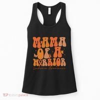 Leukemia Awareness Mama Of A Warrior Women's Tank Top thumb 0