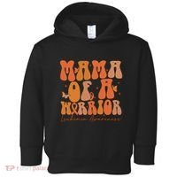 Leukemia Awareness Mama Of A Warrior Toddler Hoodie thumb 0