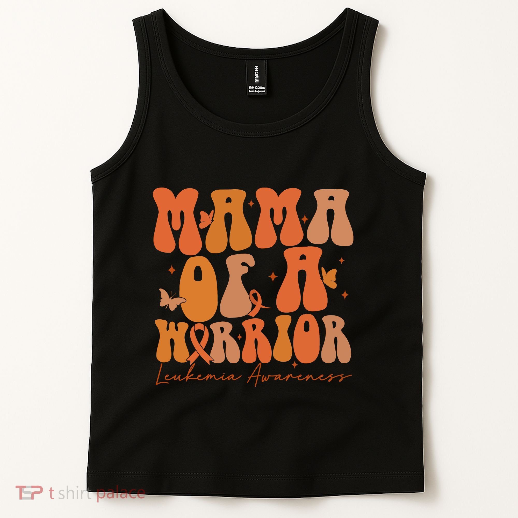 Leukemia Awareness Mama Of A Warrior Tank Top