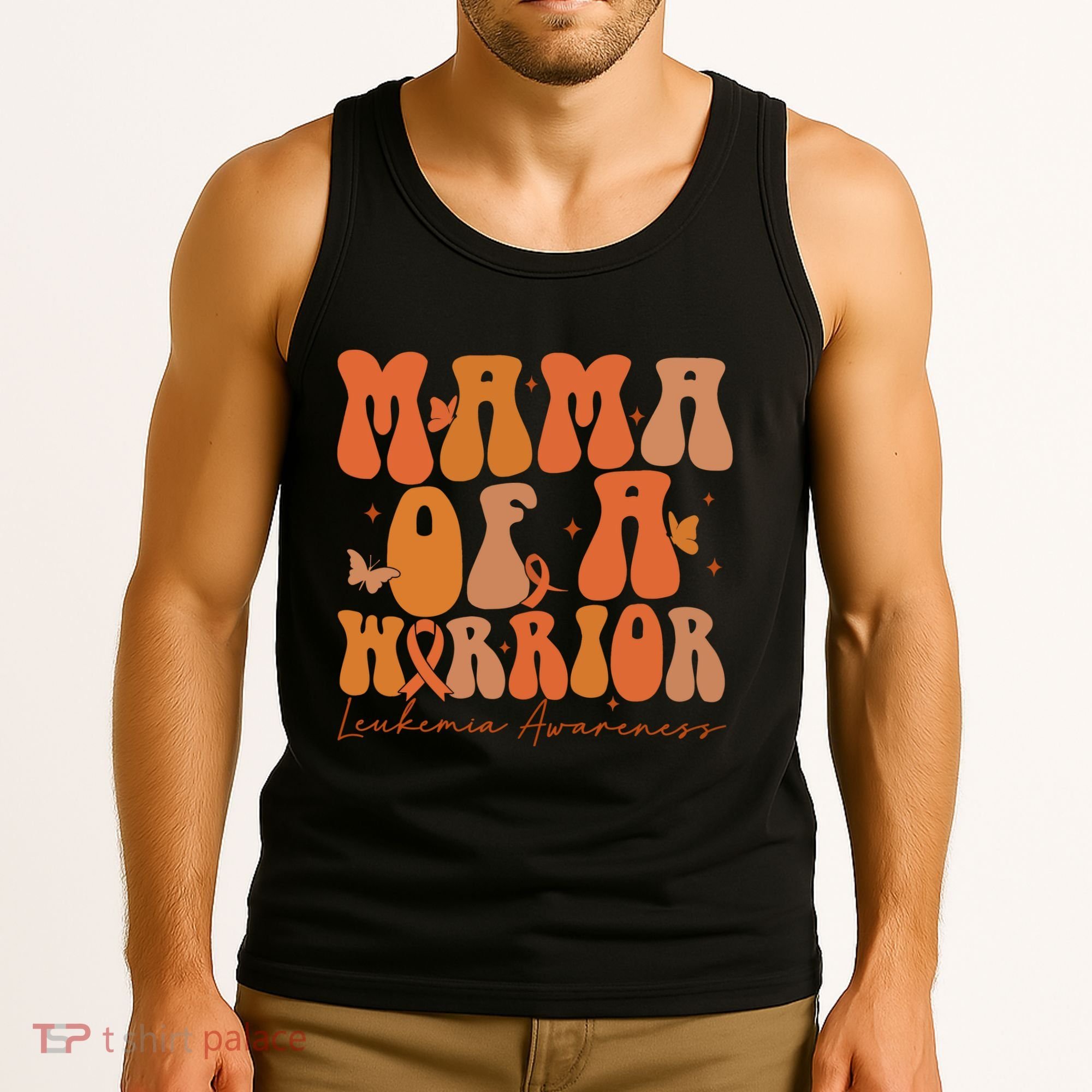 Leukemia Awareness Mama Of A Warrior Tank Top