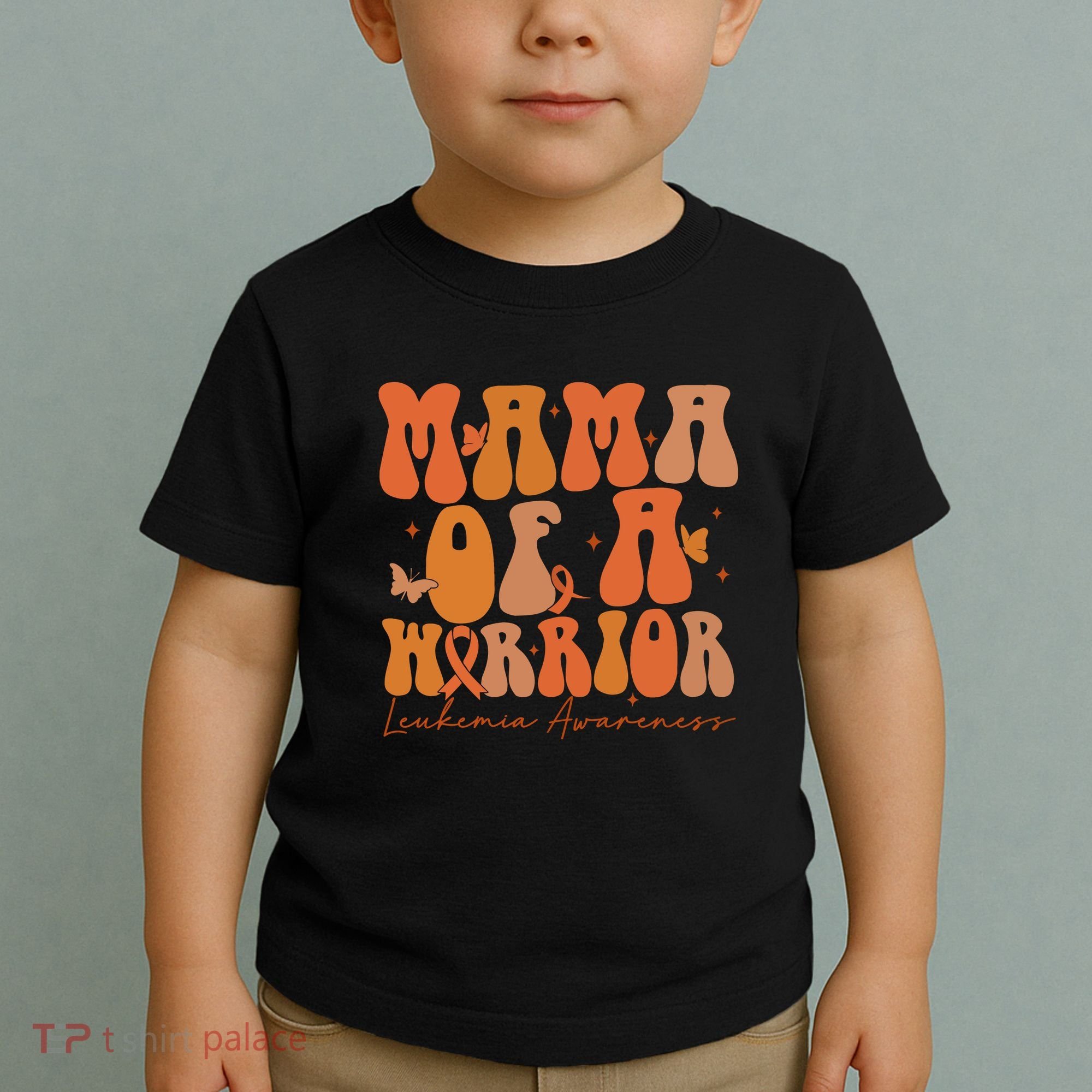 Leukemia Awareness Mama Of A Warrior Toddler T-Shirt