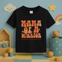 Leukemia Awareness Mama Of A Warrior Toddler T-Shirt thumb 3