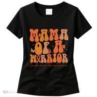Leukemia Awareness Mama Of A Warrior Women's T-Shirt thumb 0