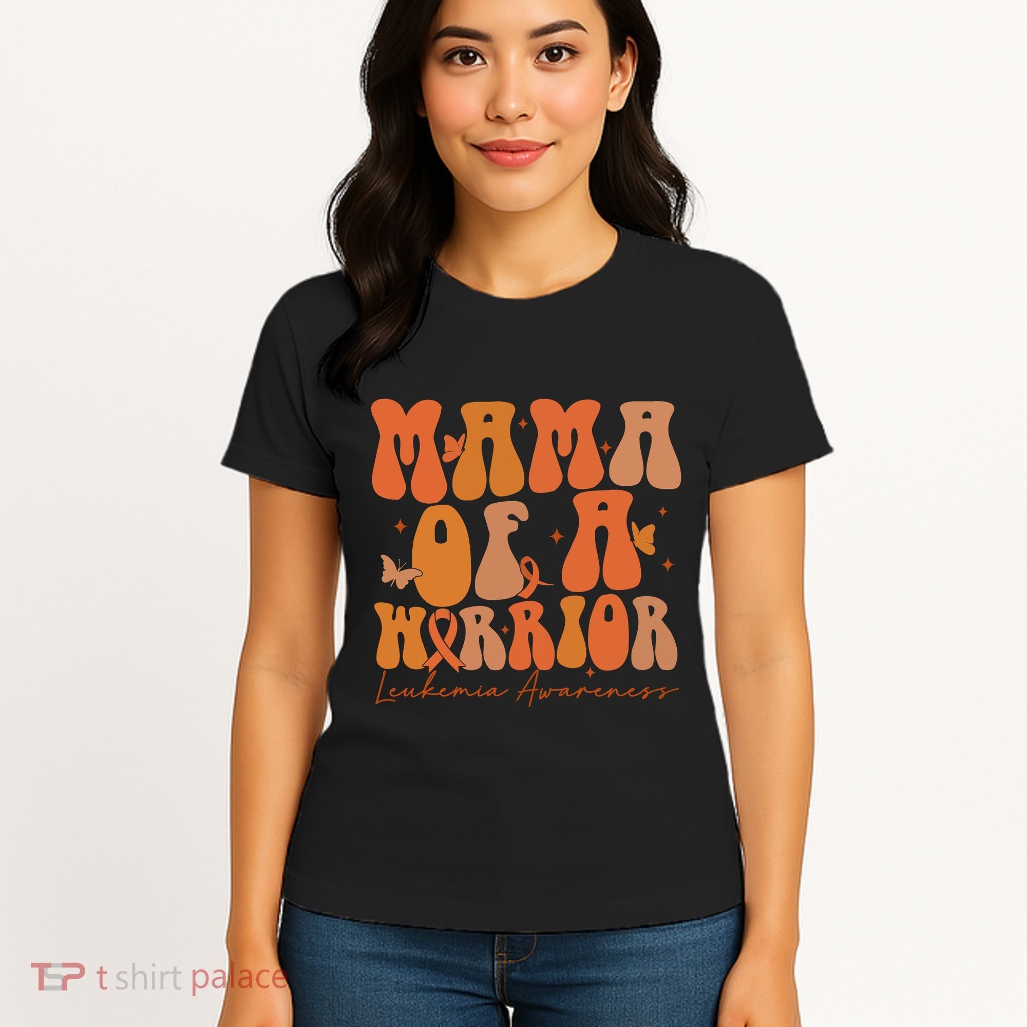Leukemia Awareness Mama Of A Warrior Women's T-Shirt