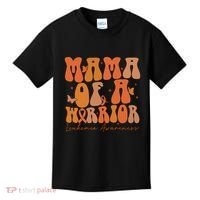 Leukemia Awareness Mama Of A Warrior Kids T-Shirt thumb 0