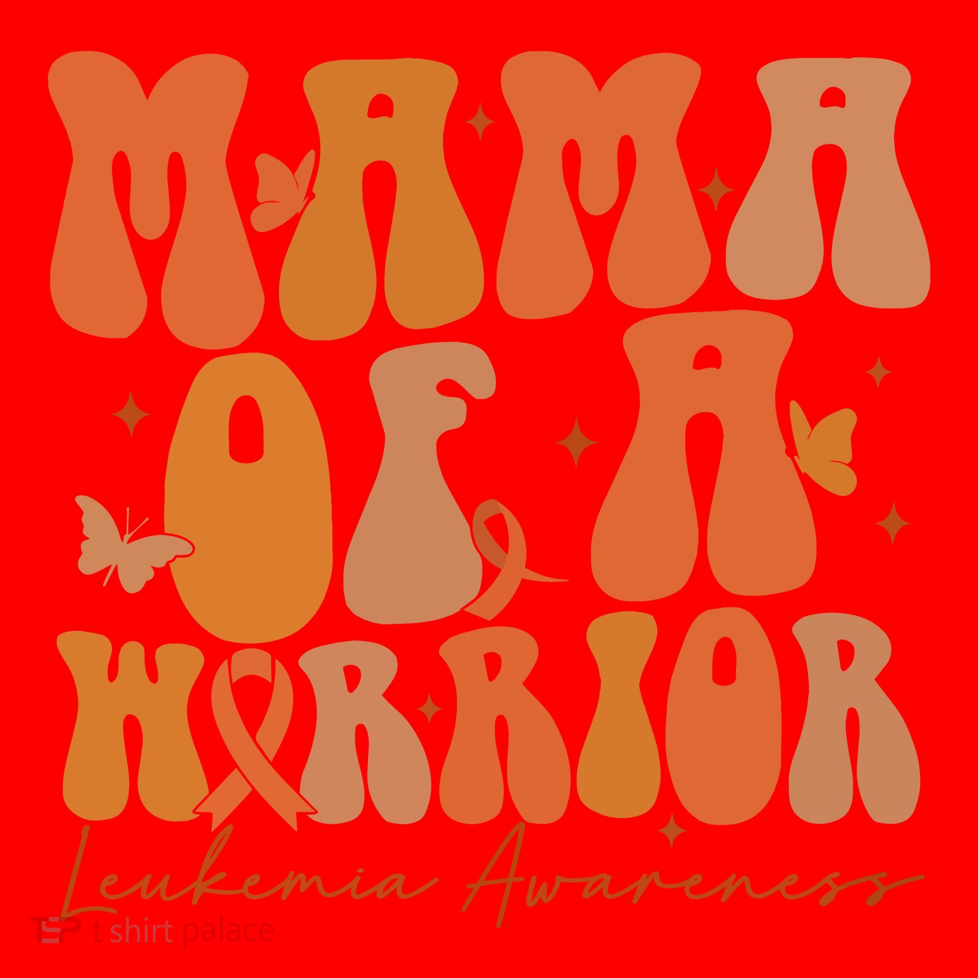 Leukemia Awareness Mama Of A Warrior Santa Hat