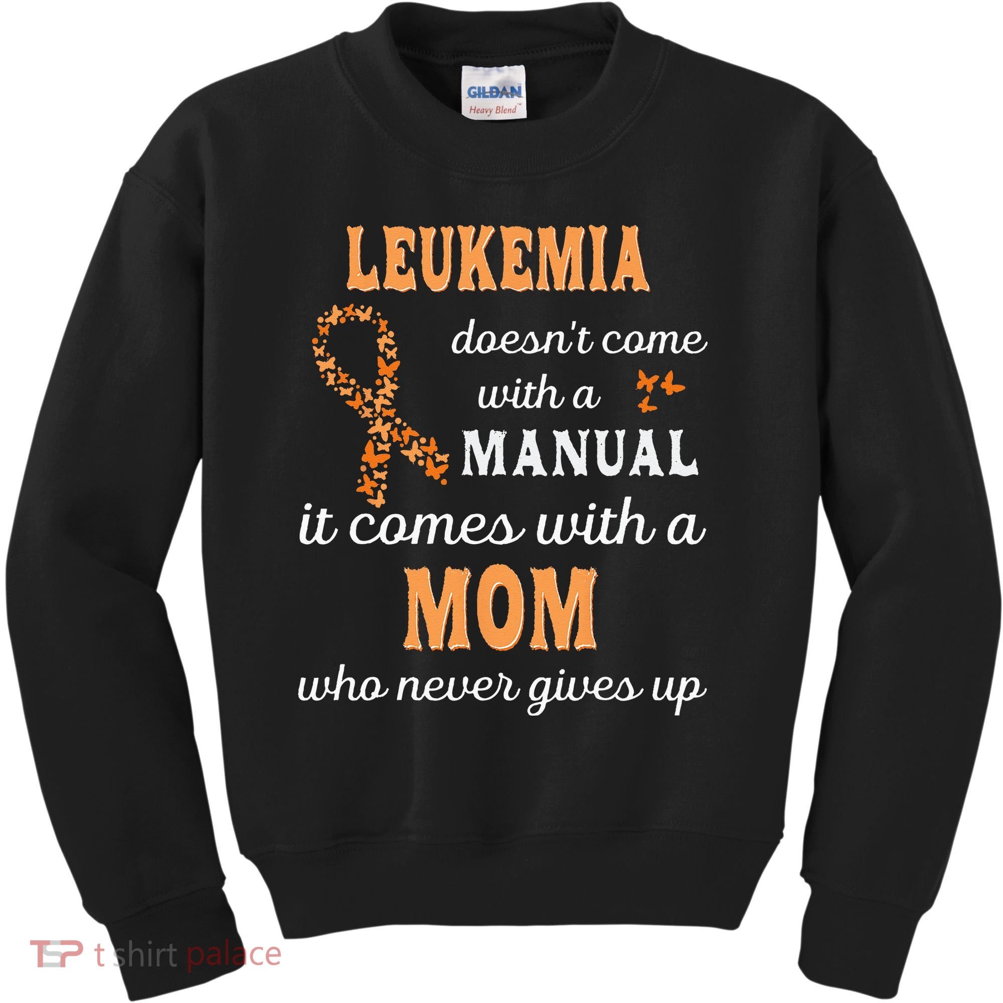 Leukemia Awareness Mom Support Leukemia Warrior Kids Sweatshirt