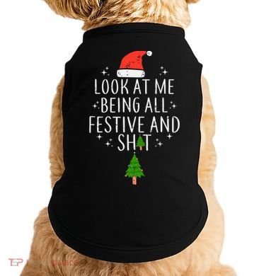 Look At Me Being All Festive Doggie Tank