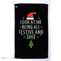 Look At Me Being All Festive Golf Towel thumb 0