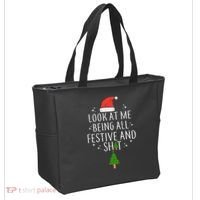 Look At Me Being All Festive Tote Bag thumb 2