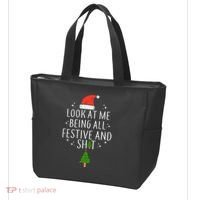 Look At Me Being All Festive Tote Bag thumb 3