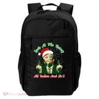 Look At Me Being All Festive Funny Trump Christmas Backpack thumb 0
