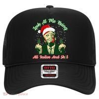 Look At Me Being All Festive Funny Trump Christmas Hat thumb 0