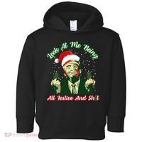 Look At Me Being All Festive Funny Trump Christmas Toddler Hoodie thumb 0