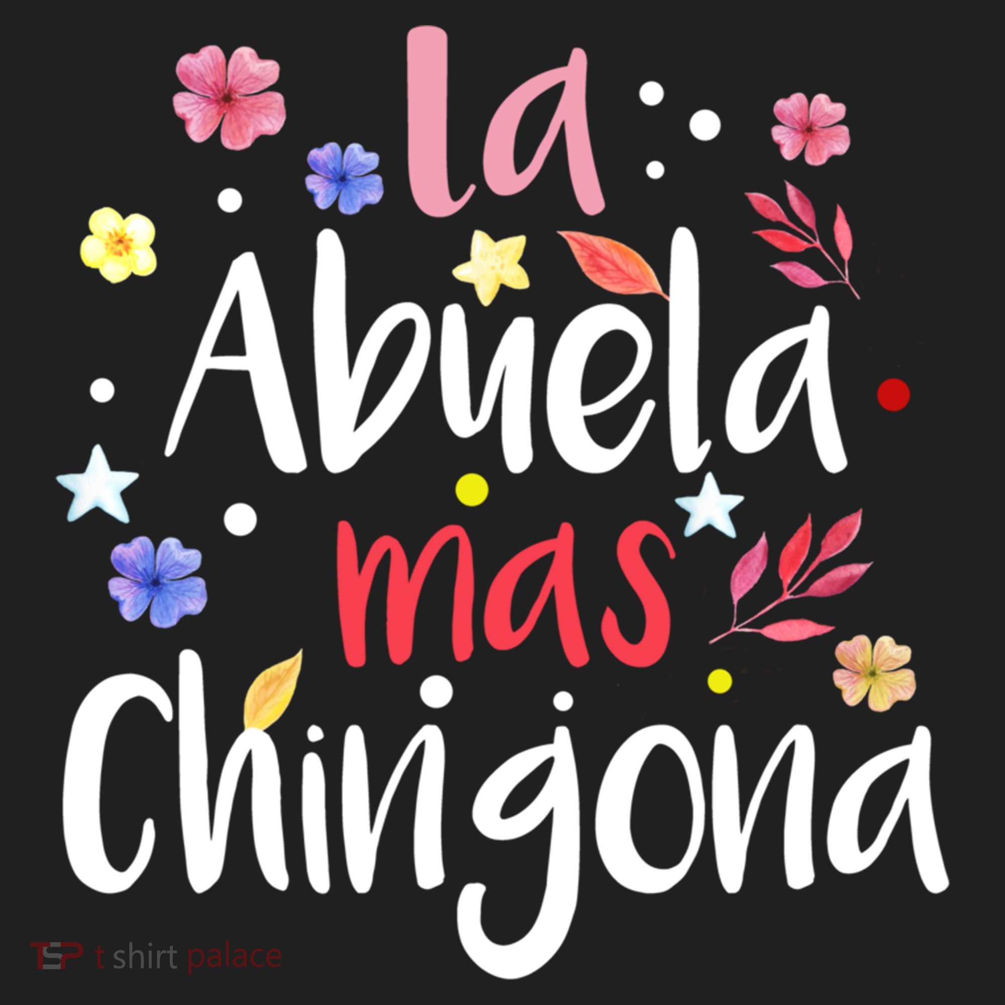 La Abuela Mas Chingona Spanish Grandma Floral Gift Beanie