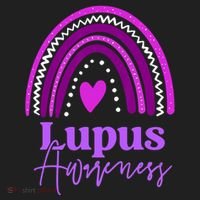 Lupus Awareness Month Purple Rainbow heart for wo Women's Sweatshirt thumb 2