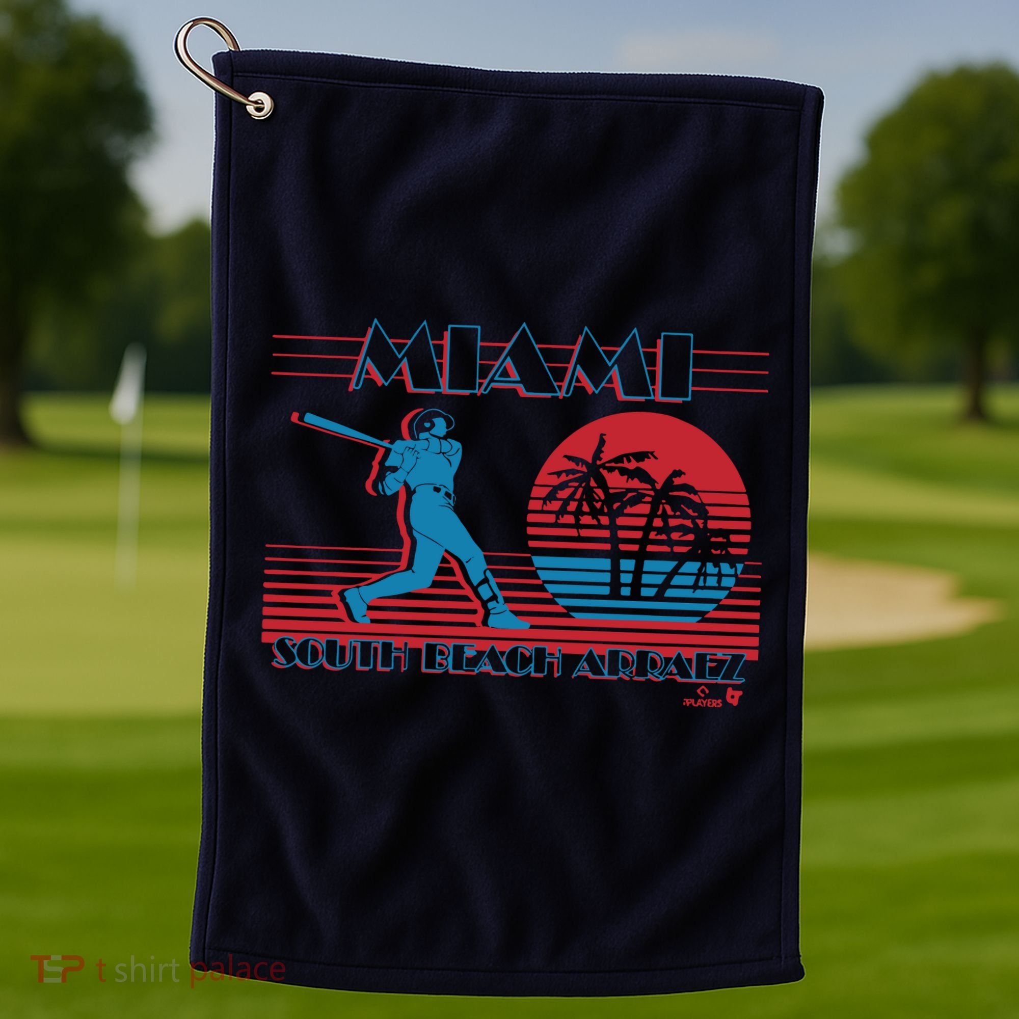 Luis Arraez Miami South Beach Arraez Golf Towel