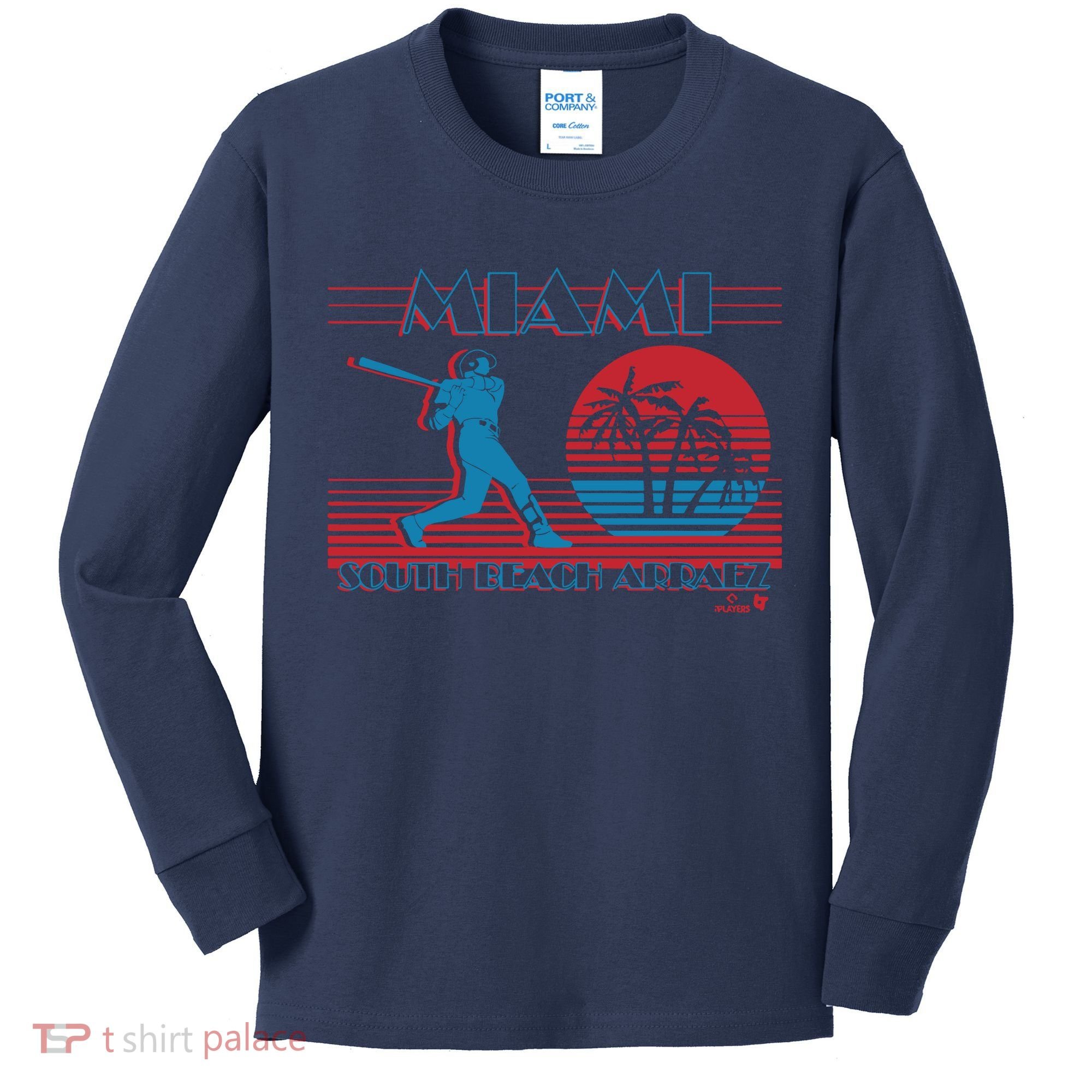 Luis Arraez Miami South Beach Arraez Kids Long Sleeve Shirt