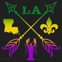 Louisiana Arrow Mardi Gras LA Beanie thumb 2
