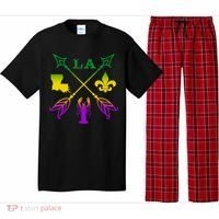 Louisiana Arrow Mardi Gras LA Pajama Set thumb 0