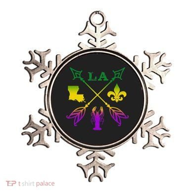 Louisiana Arrow Mardi Gras LA Ornament