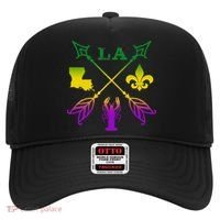 Louisiana Arrow Mardi Gras LA Hat thumb 0