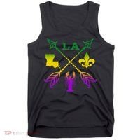 Louisiana Arrow Mardi Gras LA Tank Top thumb 0