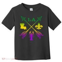 Louisiana Arrow Mardi Gras LA Toddler T-Shirt thumb 0