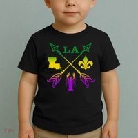 Louisiana Arrow Mardi Gras LA Toddler T-Shirt thumb 2