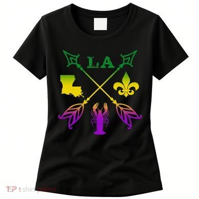 Louisiana Arrow Mardi Gras LA Women's T-Shirt
