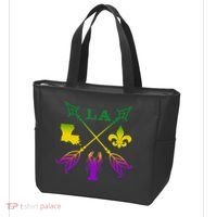 Louisiana Arrow Mardi Gras LA Tote Bag thumb 3