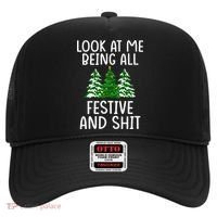 Look At Me Being All Festive And Shit Humorous Xmas Hat thumb 0