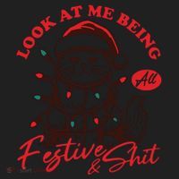 Look At Me Being All Festive Grumpy Cat Christmas Women's Sweatshirt thumb 2