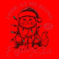 Look At Me Being All Festive Grumpy Cat Christmas Santa Hat thumb 1