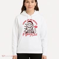 Look At Me Being All Festive Grumpy Cat Christmas Hoodie thumb 5
