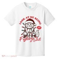 Look At Me Being All Festive Grumpy Cat Christmas Kids T-Shirt thumb 0