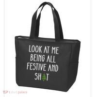 Look At Me Being All Festive And Shit Tote Bag thumb 3