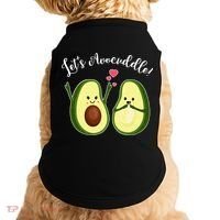 Let's Avocuddle Matching Couple Avocado Love Doggie Tank thumb 0