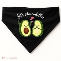 Let's Avocuddle Matching Couple Avocado Love USA-Made Doggie Bandana thumb 0
