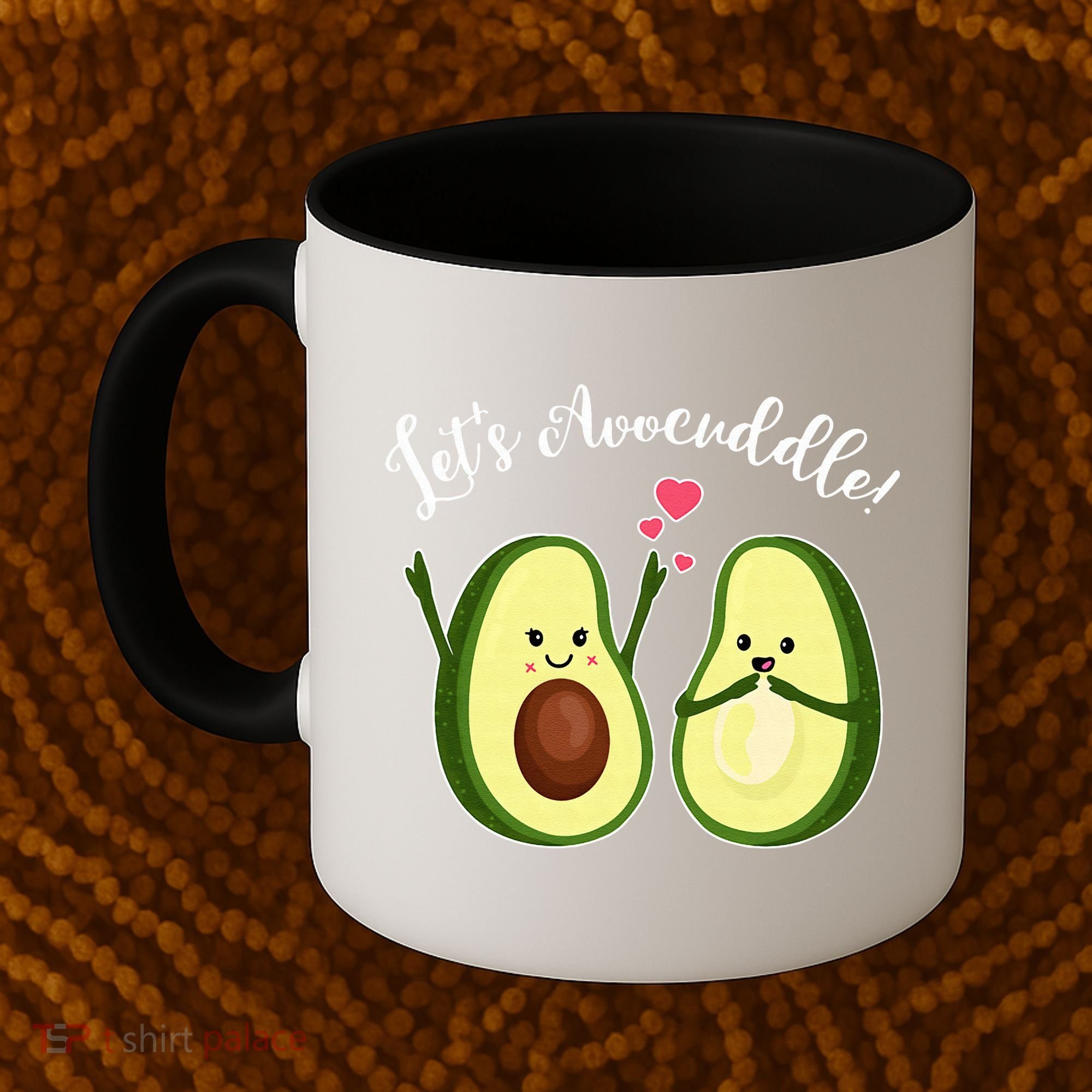 Let's Avocuddle Matching Couple Avocado Love Coffee Mug