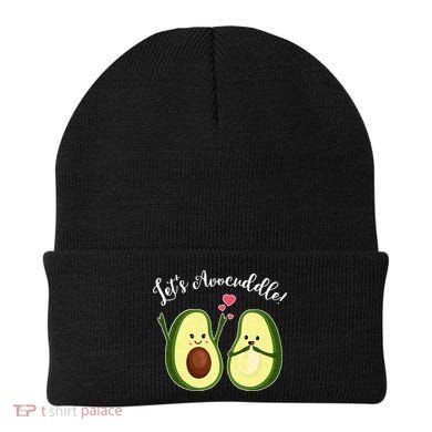 Let's Avocuddle Matching Couple Avocado Love Beanie