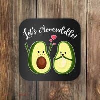 Let's Avocuddle Matching Couple Avocado Love Coaster thumb 0