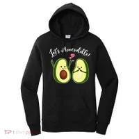 Let's Avocuddle Matching Couple Avocado Love Women's Hoodie thumb 0