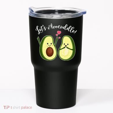 Let's Avocuddle Matching Couple Avocado Love Tumbler