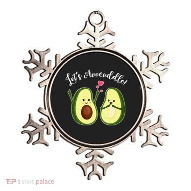 Let's Avocuddle Matching Couple Avocado Love Ornament