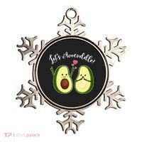 Let's Avocuddle Matching Couple Avocado Love Ornament thumb 0